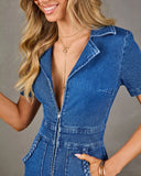 Honey Spur Denim Jumpsuit