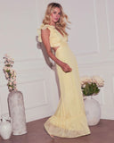 Sunsational Cut Out Chiffon Maxi Dress