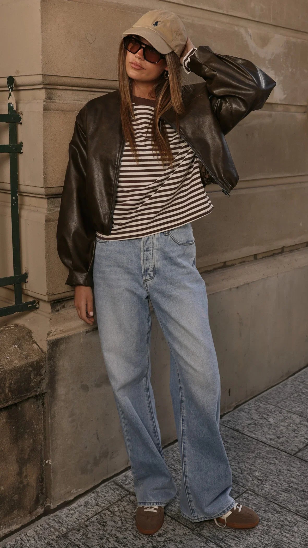 Jackson Bomber Jacket Vintage Brown