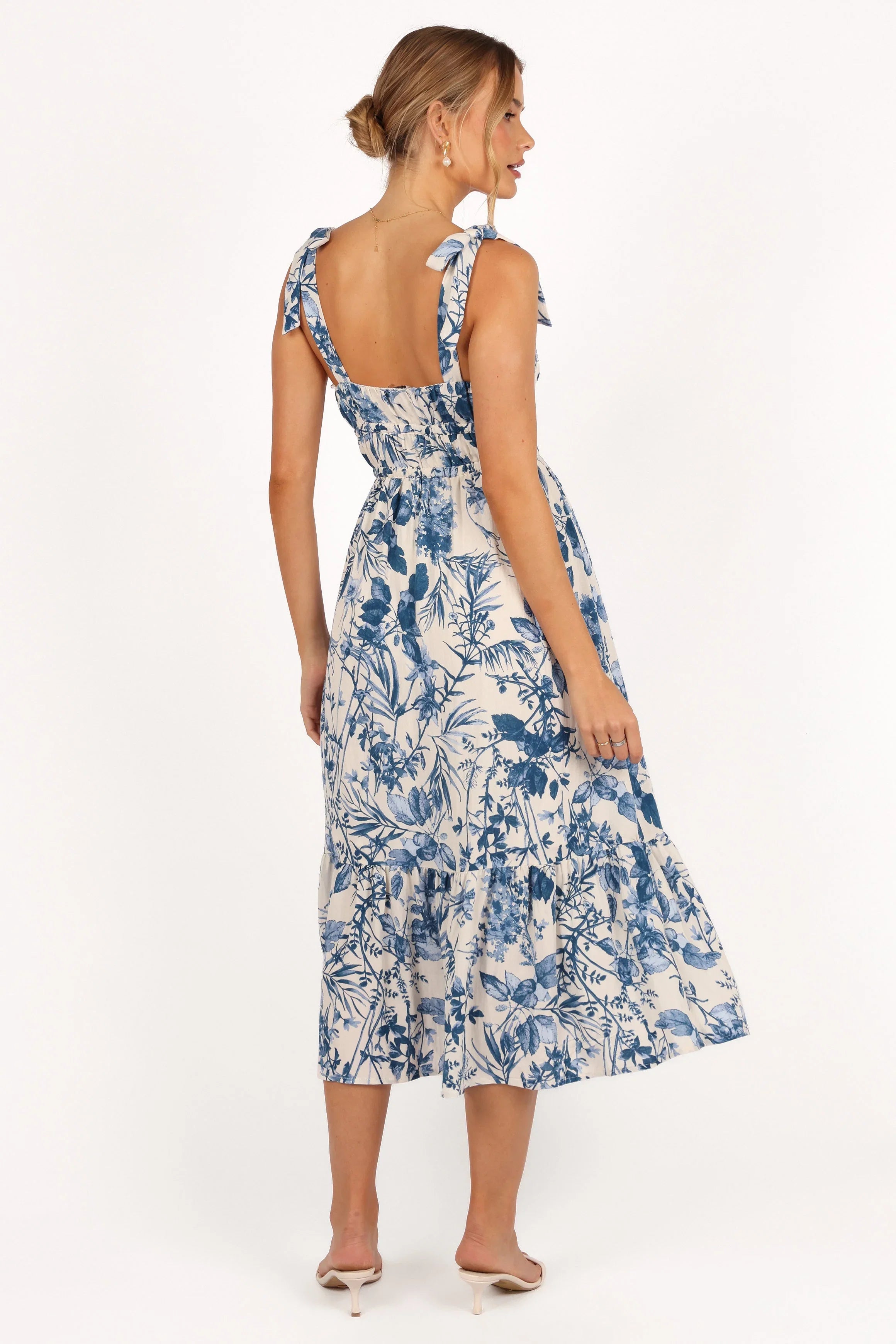 Harlowe Midi Dress Porcelain Blue
