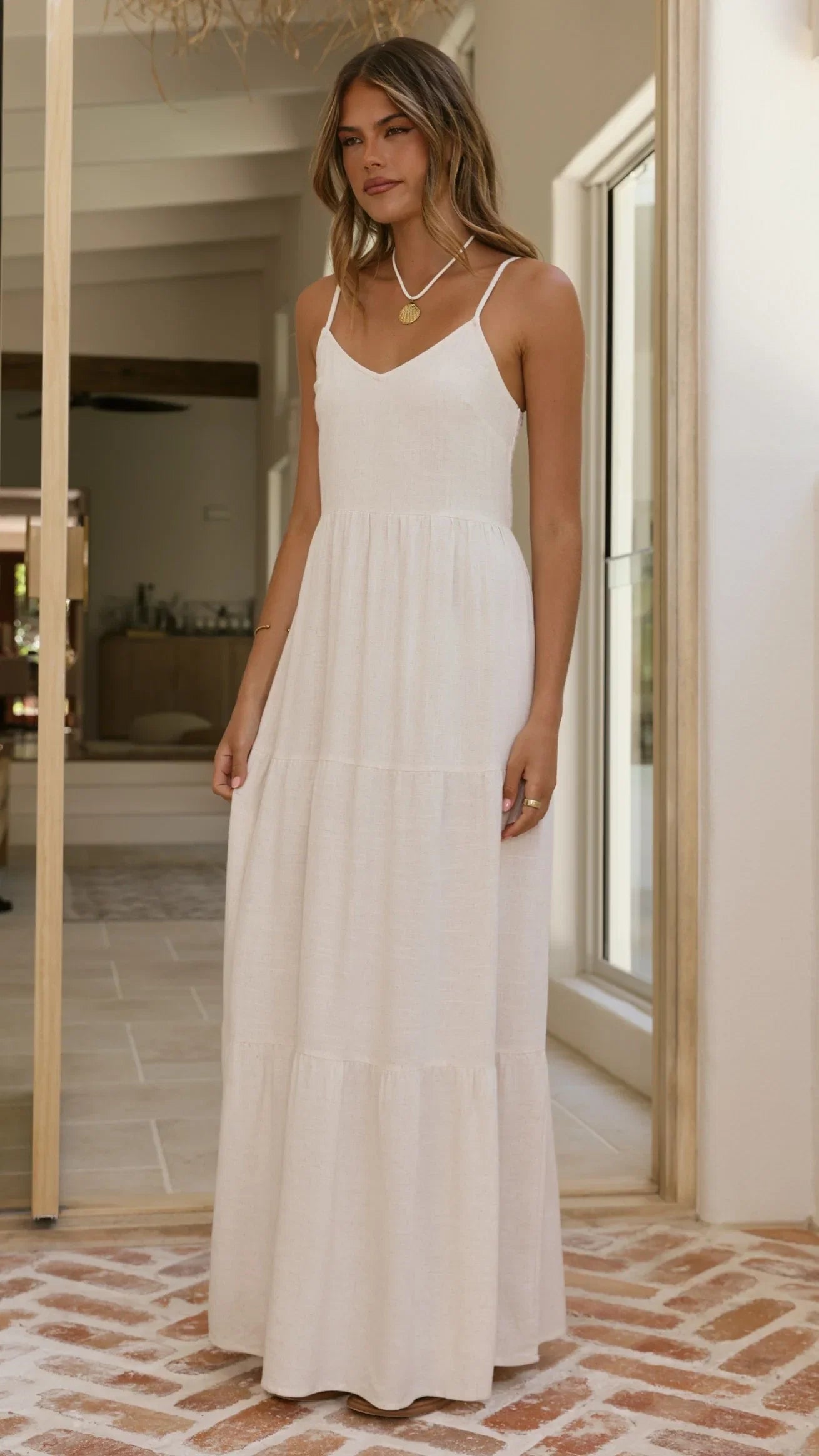 Shelley Maxi Dress Natural