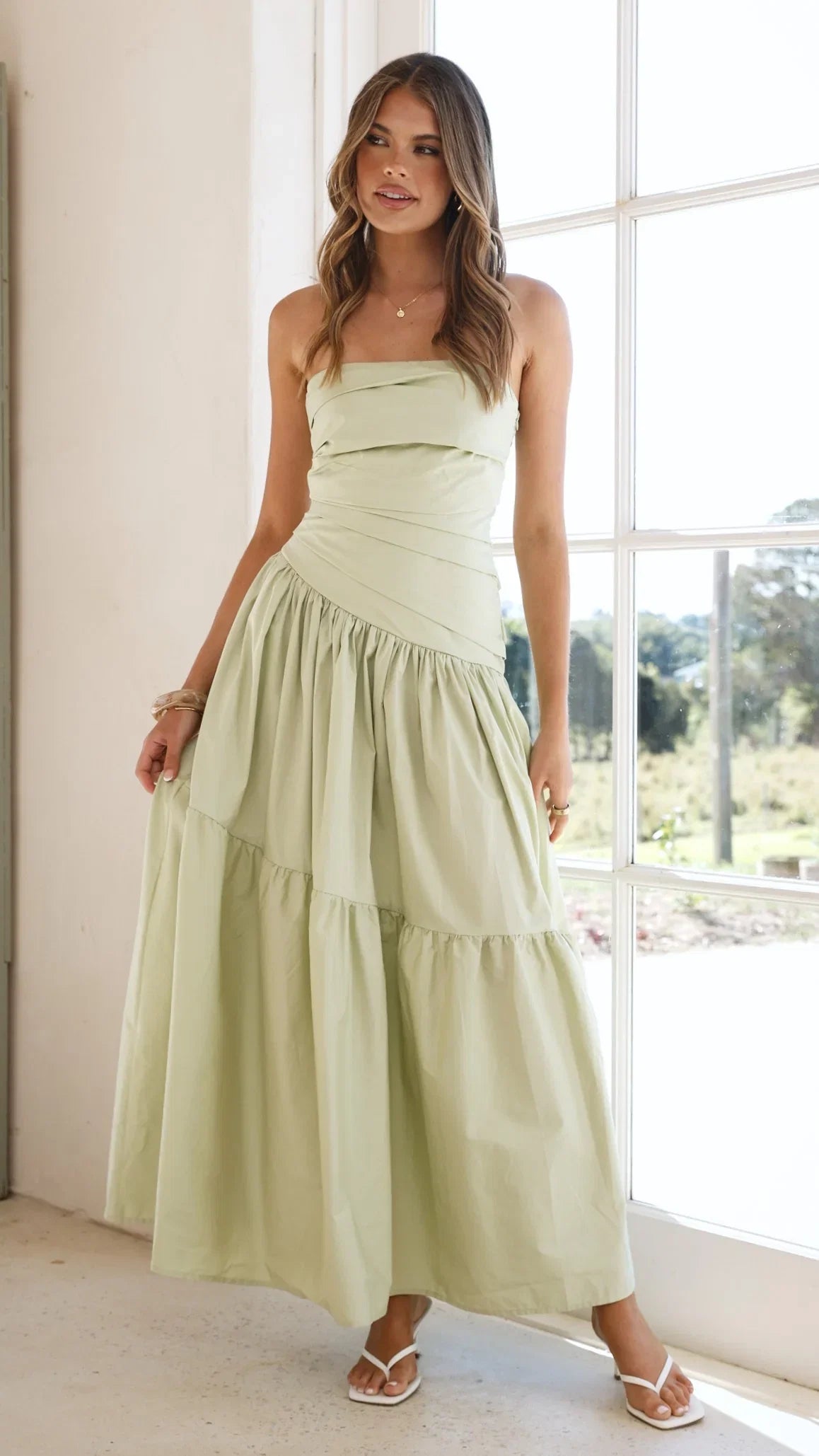 Lola Maxi Dress Sage