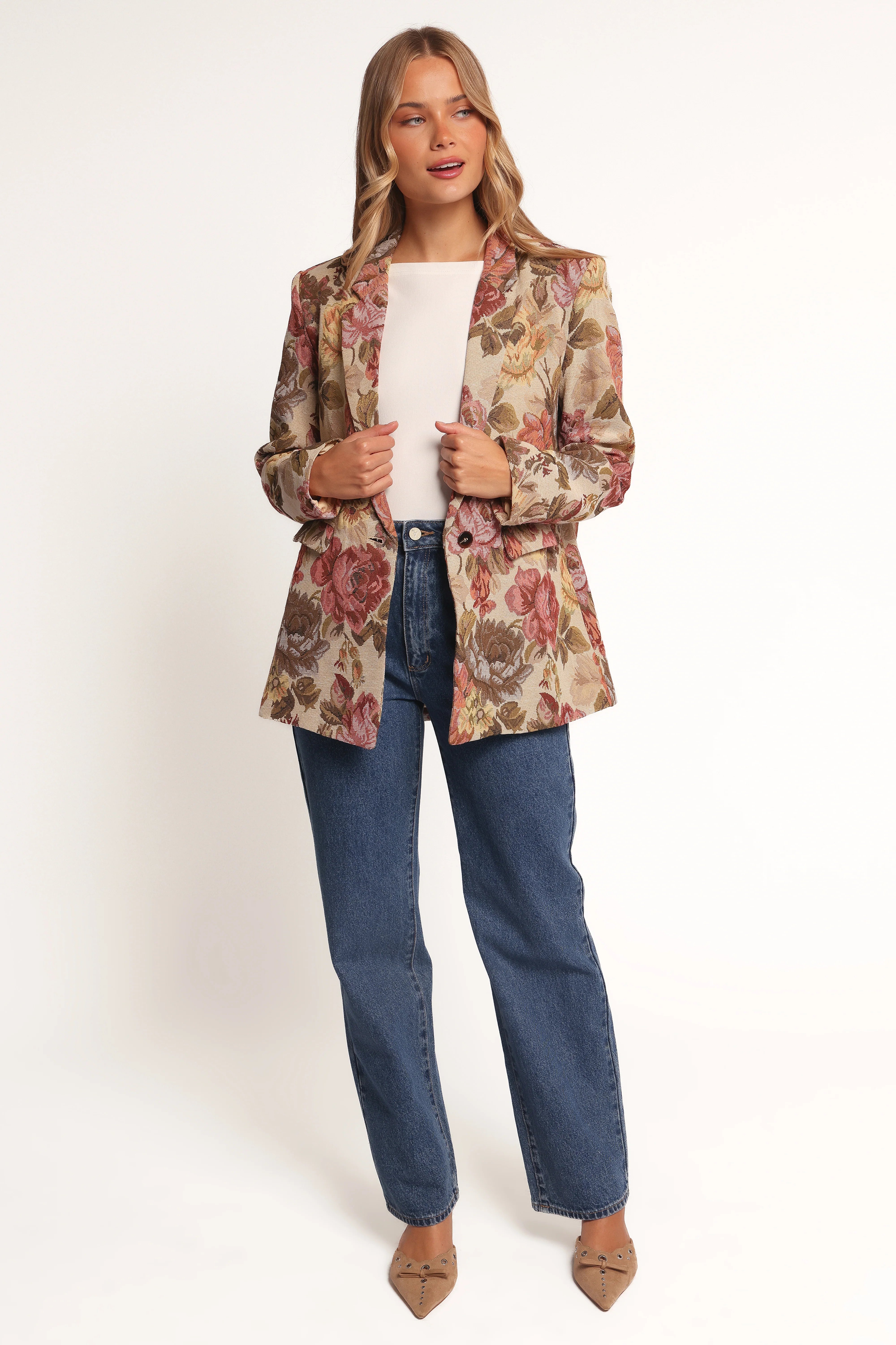 Dawn Oversized Blazer Floral