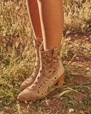 Dusty Ember Laser Cut Western Booties