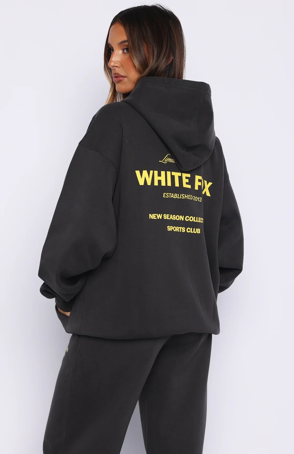 Proving Myself Wrong Zip Front Hoodie Charcoal