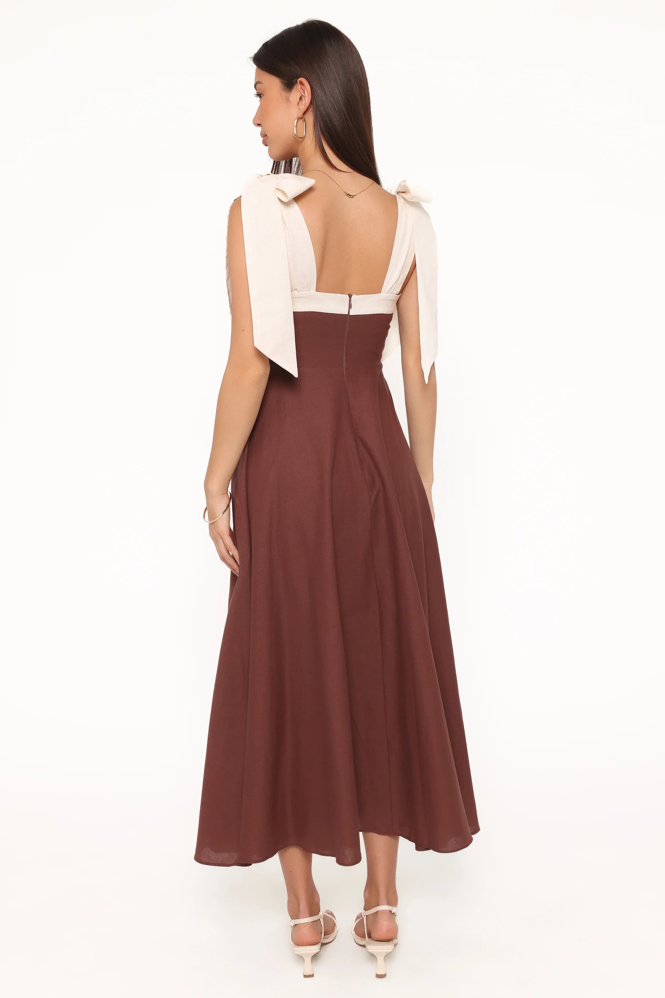 Olinda Midi Dress Chocolate