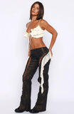 Pure Energy PU Pants Chocolate
