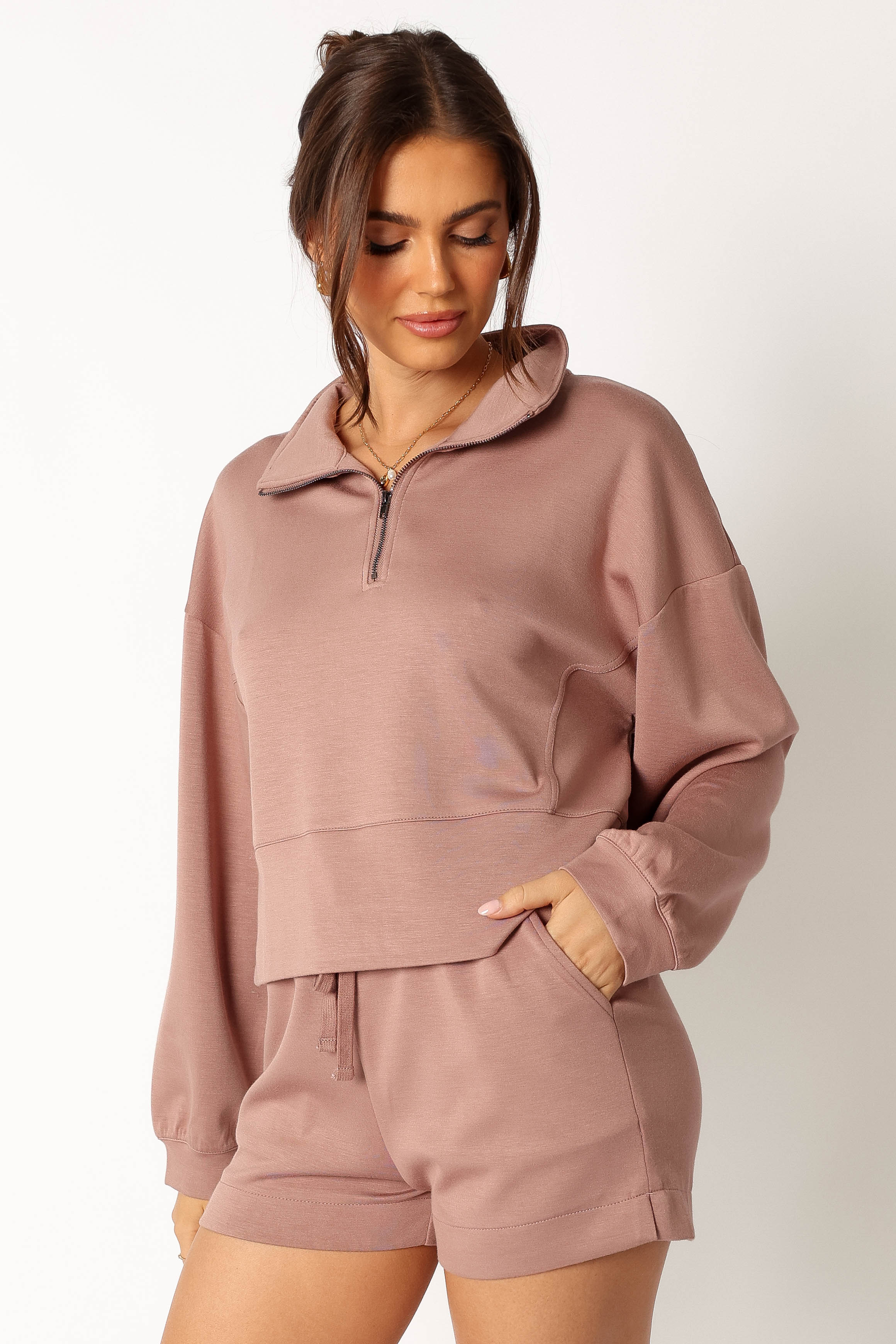 Paula Oversized Sweat Set Mocha