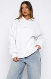 Bubbles Foxy Friends Oversized Hoodie Frosty