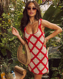 Sweet Getaway Crochet Mini Dress