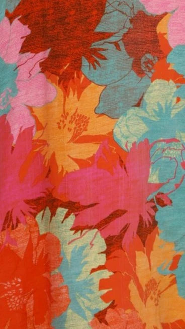 Rixie Maxi Skirt Orange Floral