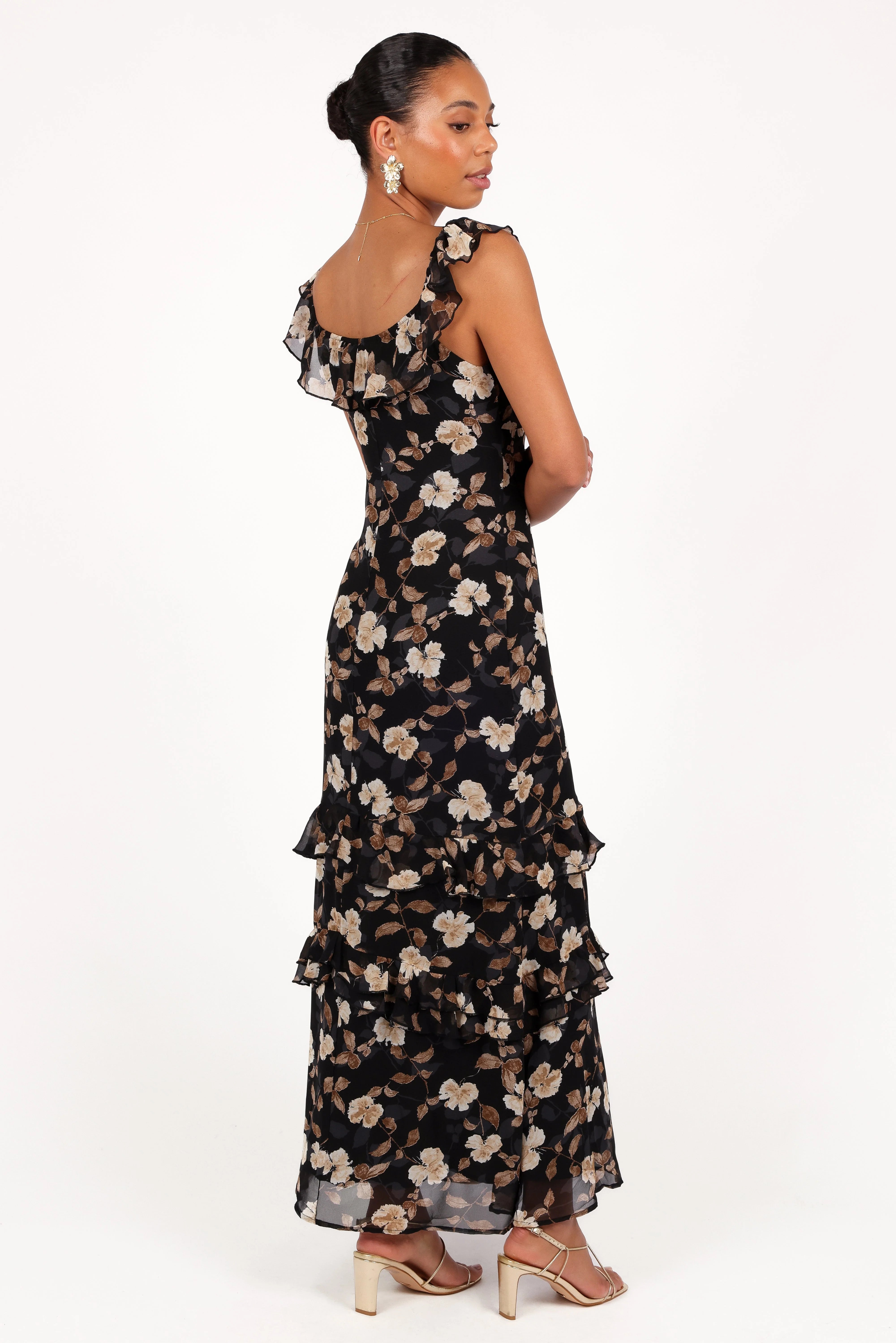 Irelynn Maxi Dress Black Floral