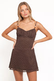 Jasmine Mini Dress Brown