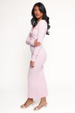 Teodora Midi Dress Pink