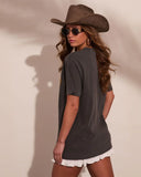 Wanted And Wild Graphic Short Sleeve Graphic Tee