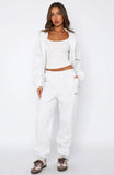 Cant Miss It Sweatpants Grey Marle Rose Gold