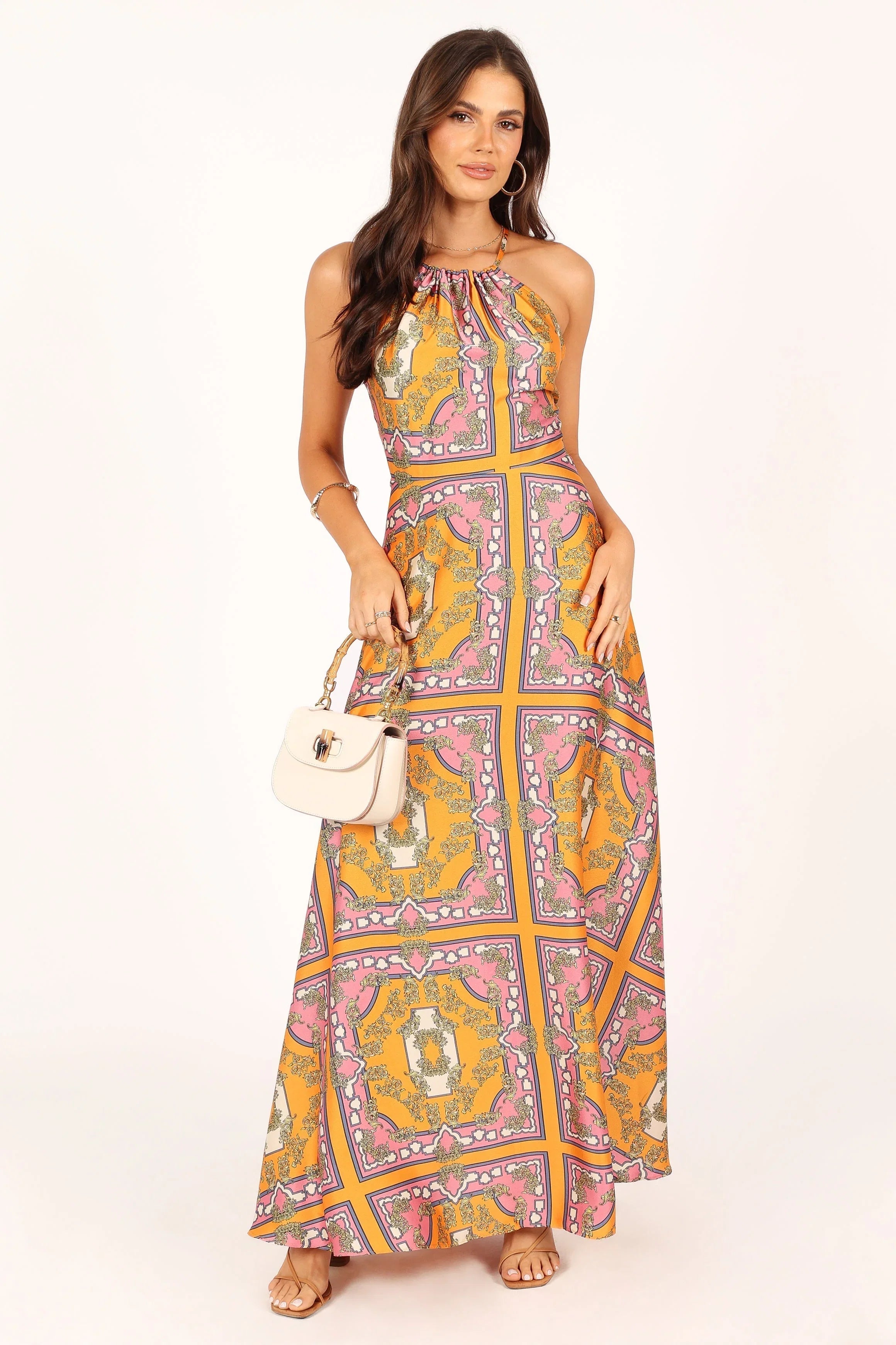 Amara Maxi Dress Tangerine