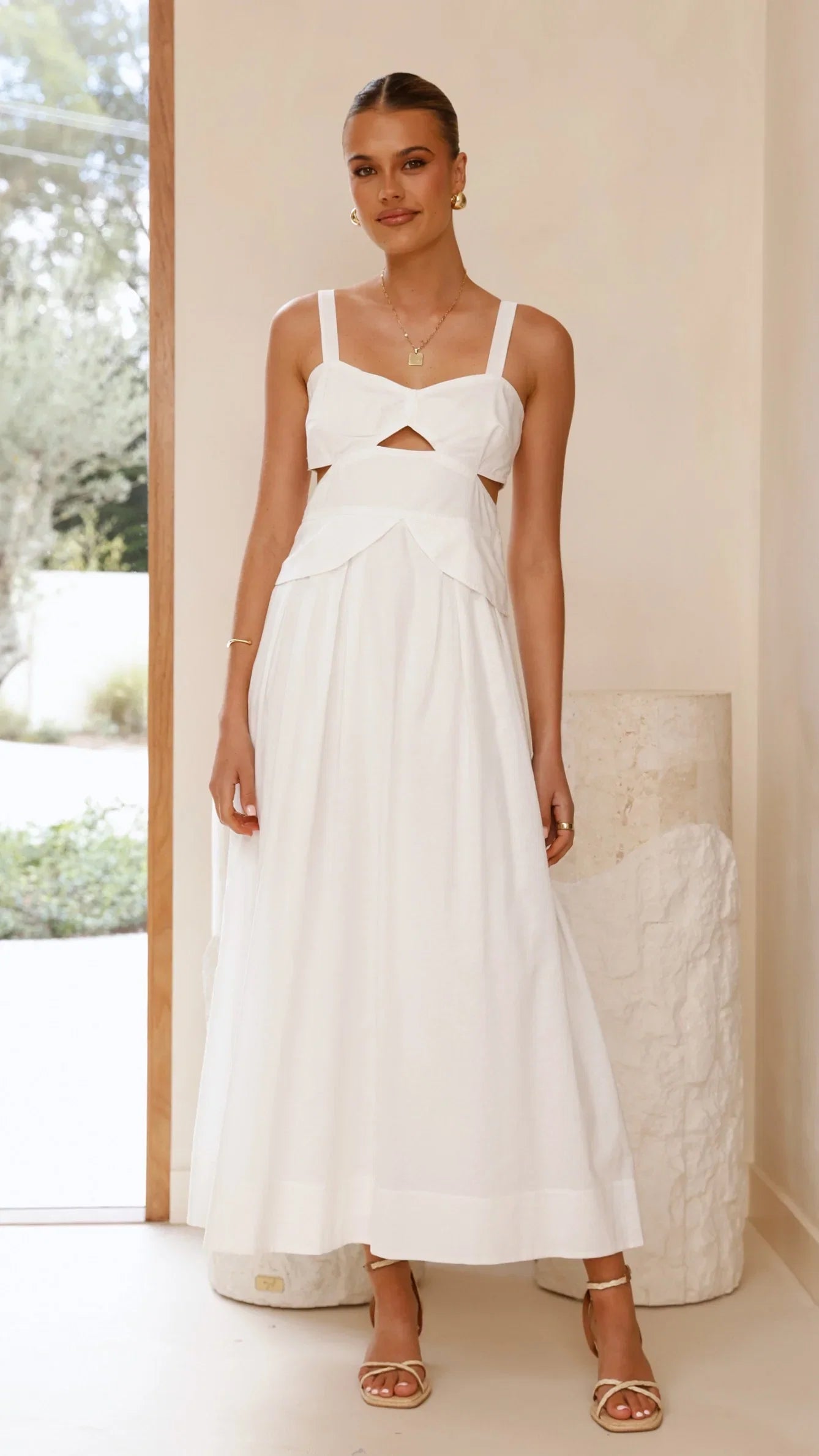 Harleigh Maxi Dress White