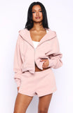 Cant Miss It Lounge Shorts Dusty Pink
