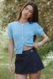 Evanna Denim Skort Dark Wash