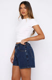 Maddy Denim Shorts Dark Blue