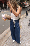 Jenni Wide Leg Pant Denim