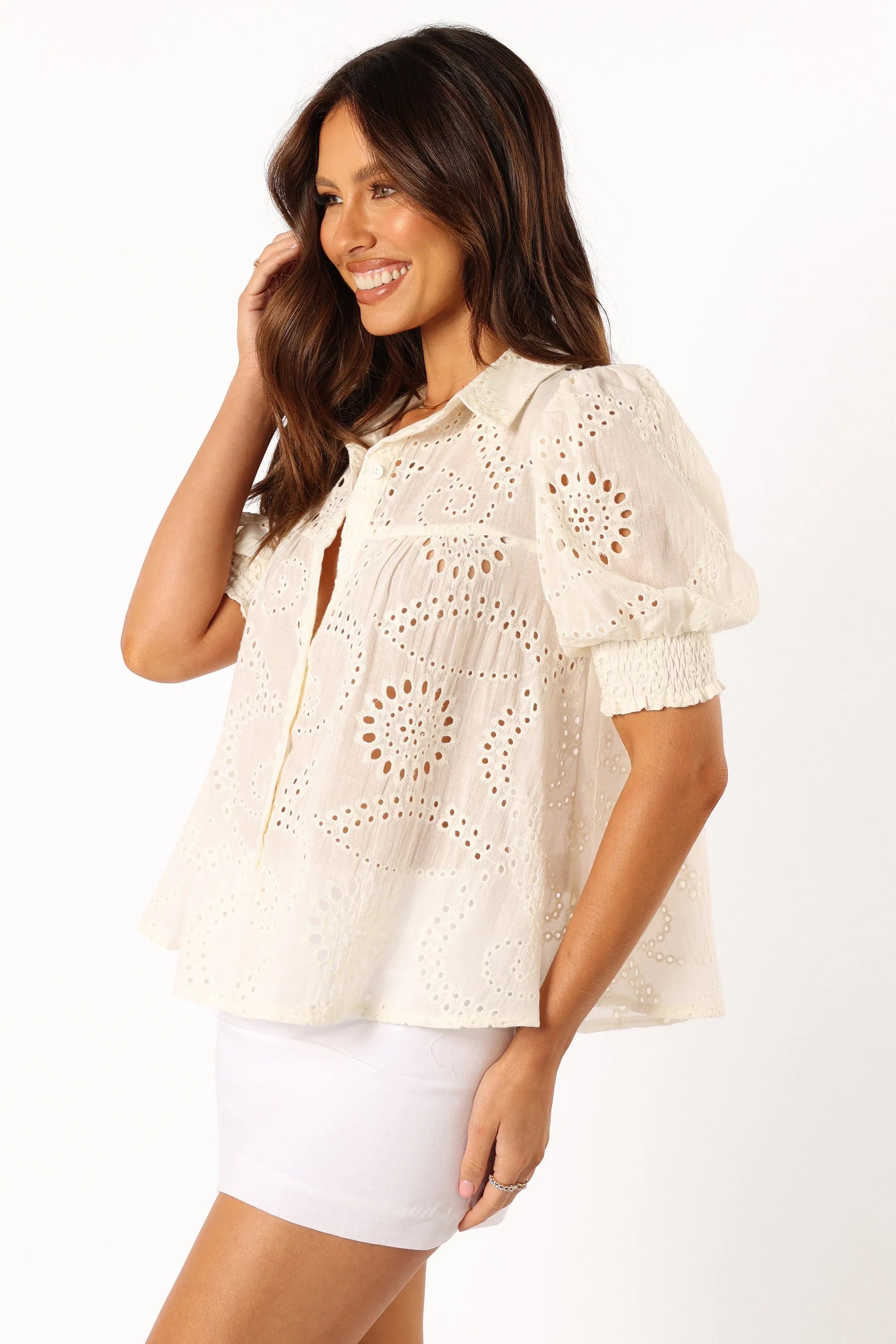 Janelle Top White