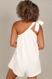 Miffy One Shoulder Romper White