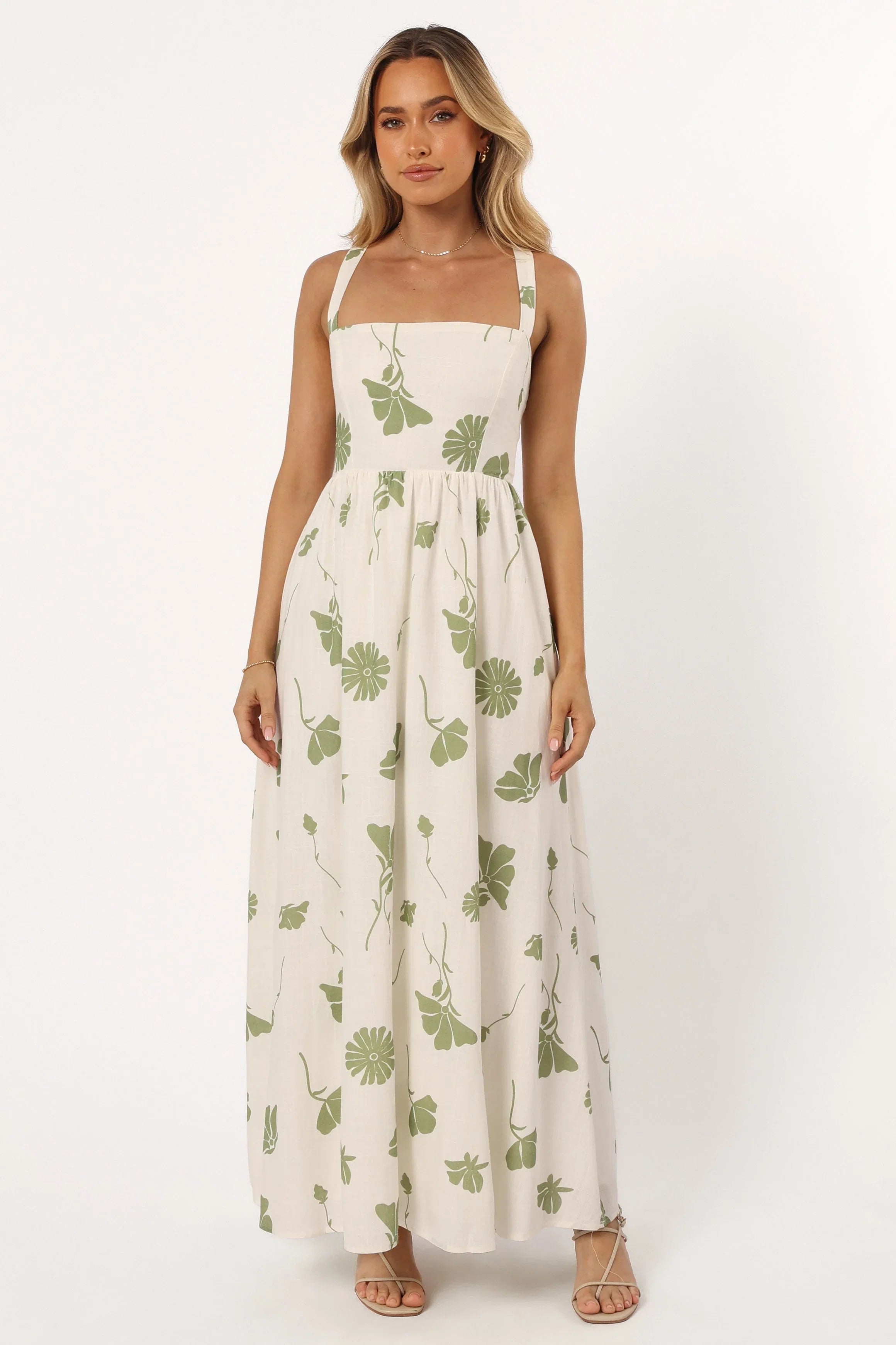 Hazel Maxi Dress Sage Floral