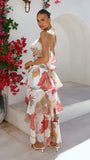 Soho Maxi Dress Blush Lotus