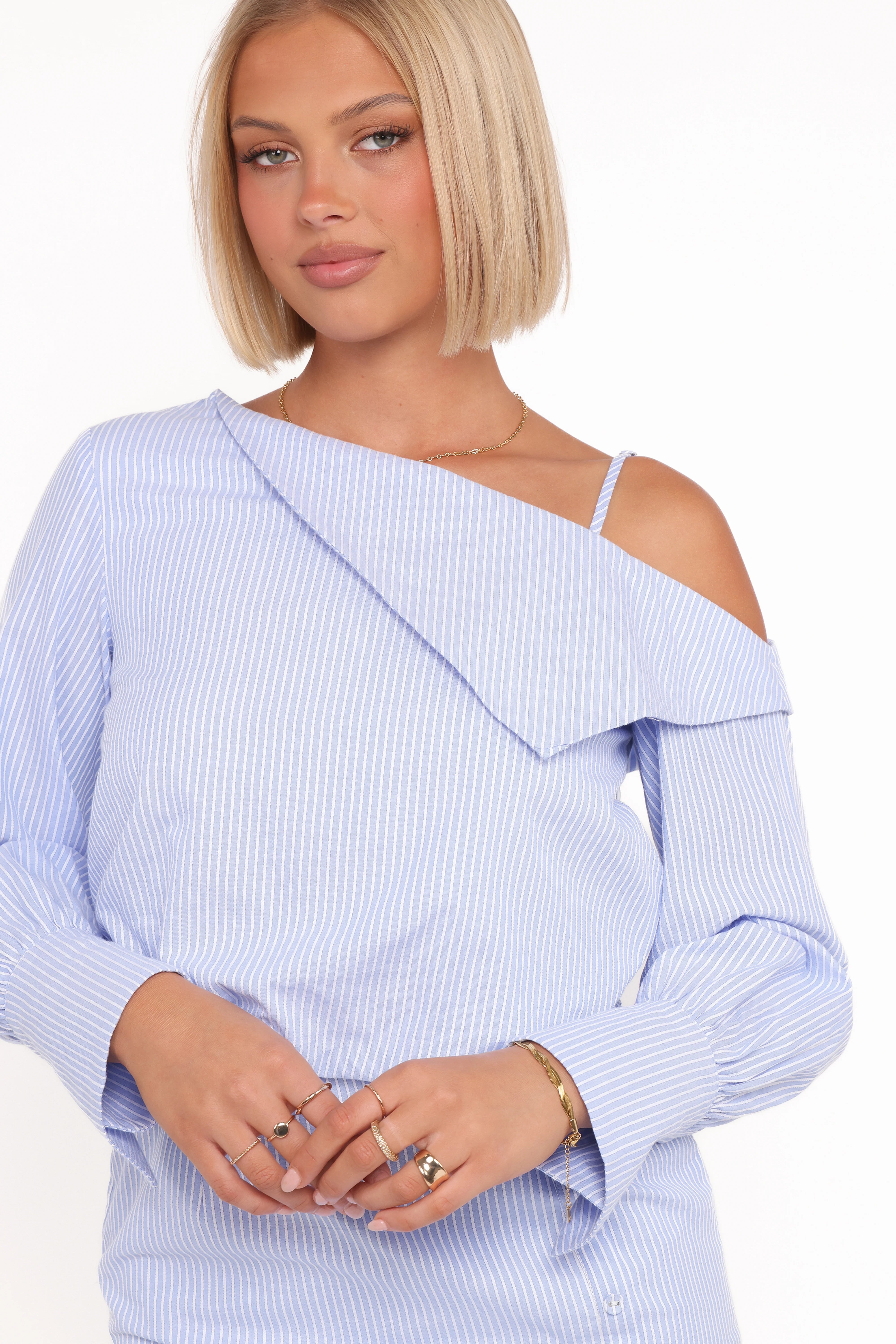Broderick Midi Dress Blue Stripe