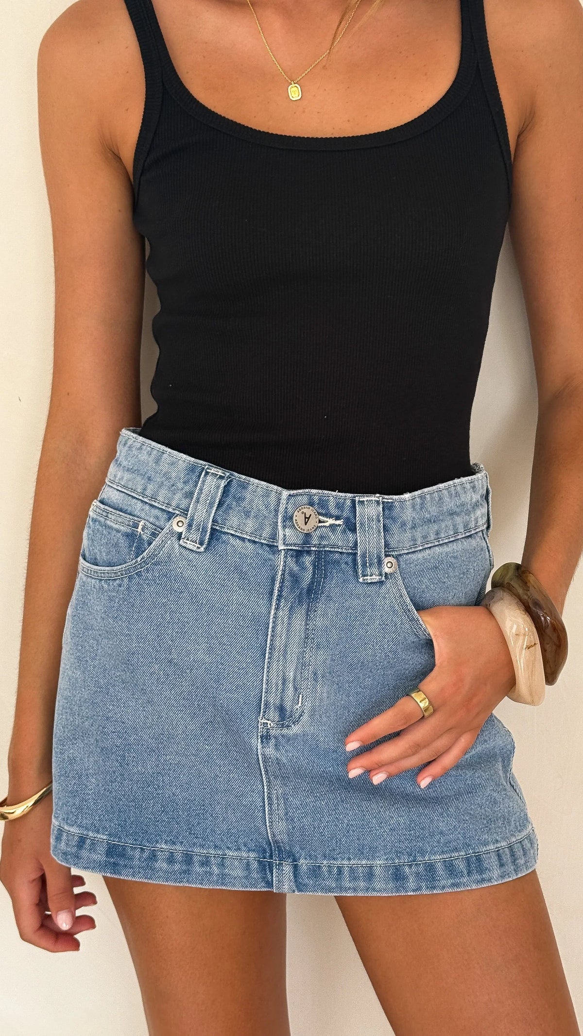 Abrand Aline Mini Skirt Jordan