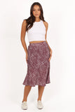 Falco Skirt Burgundy