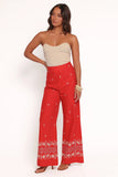 Ilara Pant Red Floral