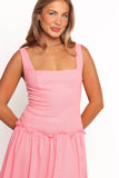 Clover Midi Dress Pink