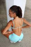 Swing Seamless Sports Bra Malibu Blue