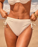 Adoni Drawstring Side Bikini Bottom