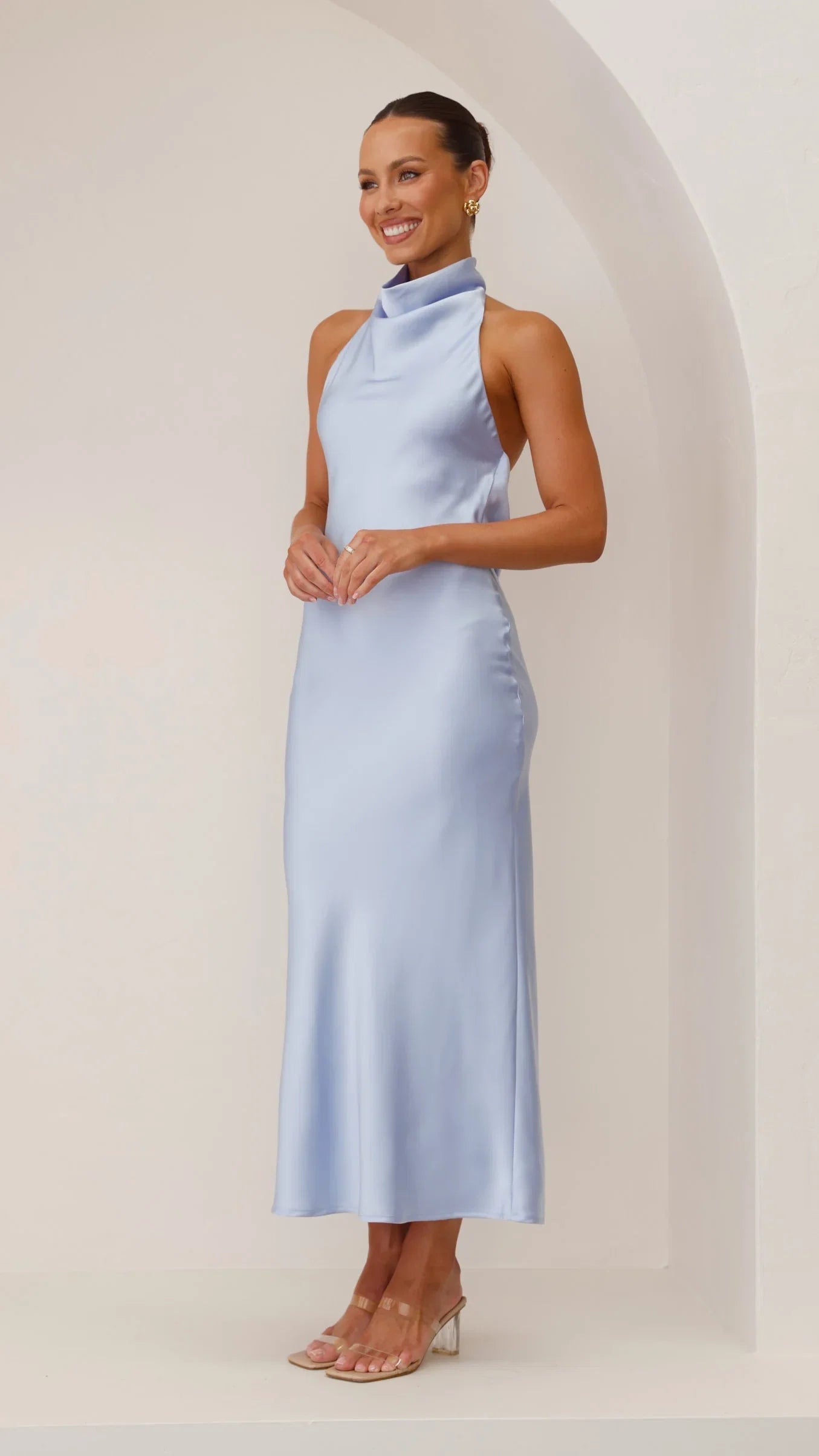 Rina Midi Dress Blue Bell