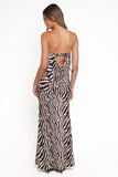 Agnes Skirt Set Brown Zebra