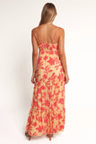 Forbes Maxi Dress Red Floral