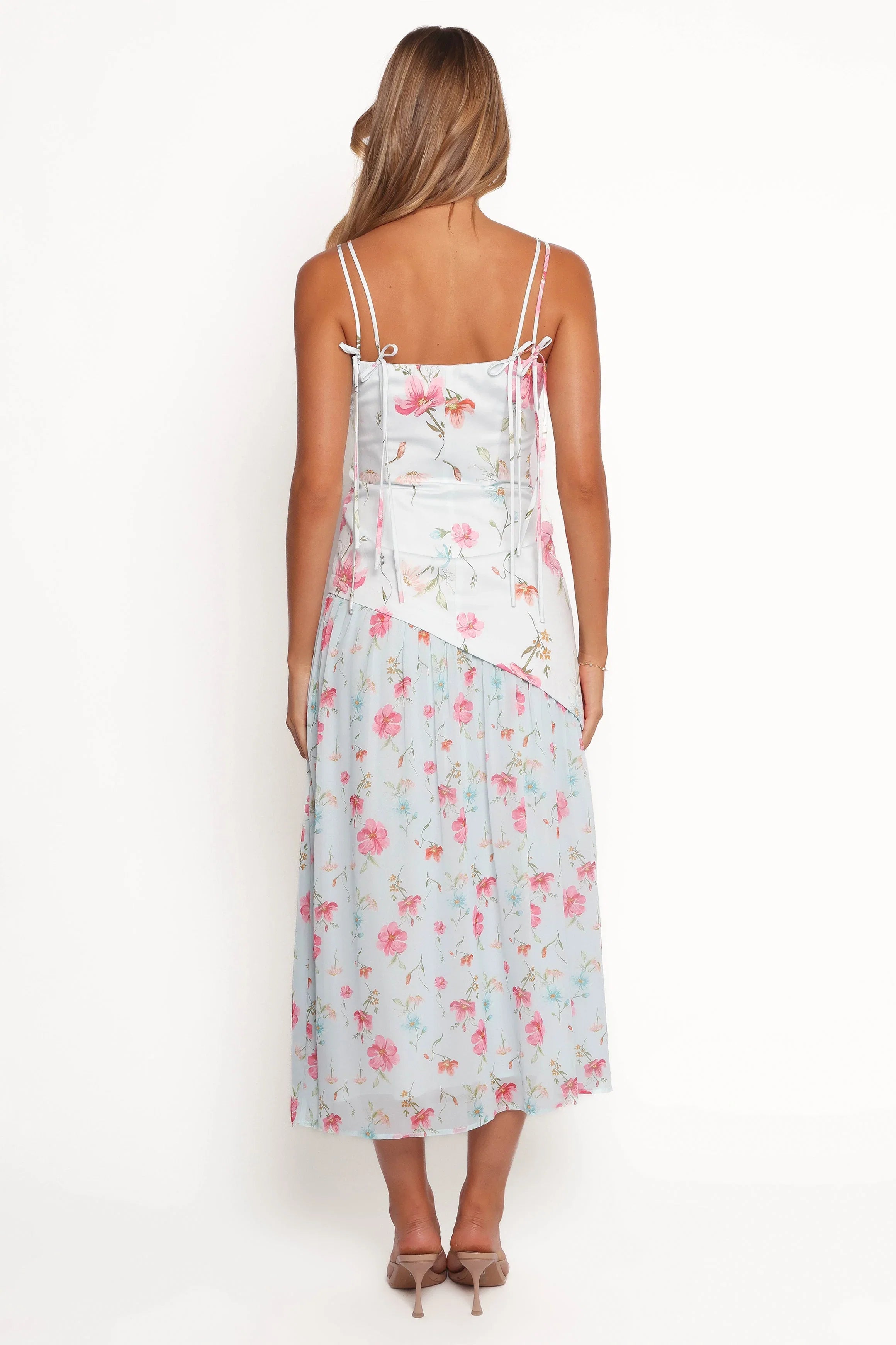 Renata Maxi Dress Blue Floral