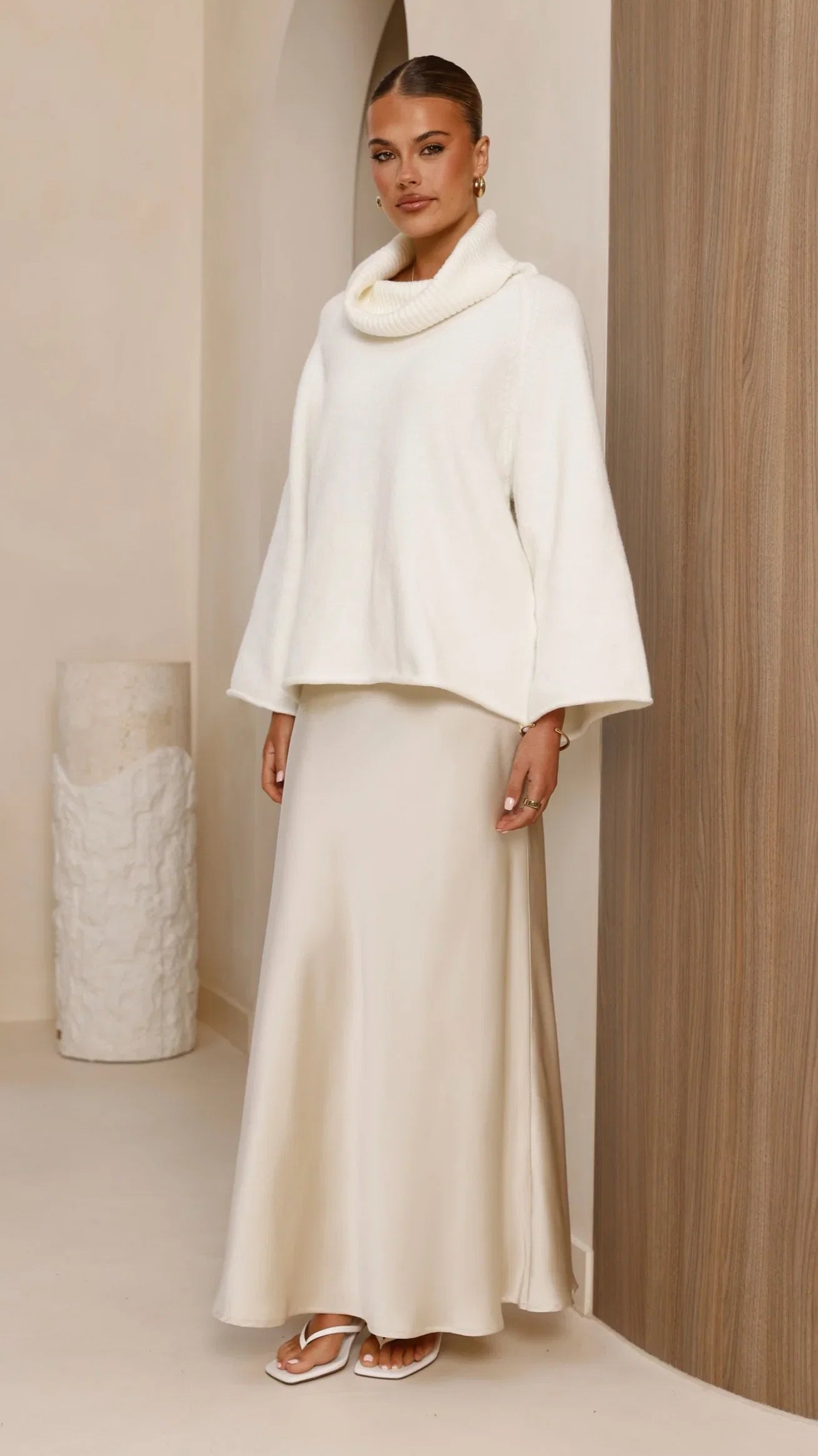 Jacques Knitted Jumper White