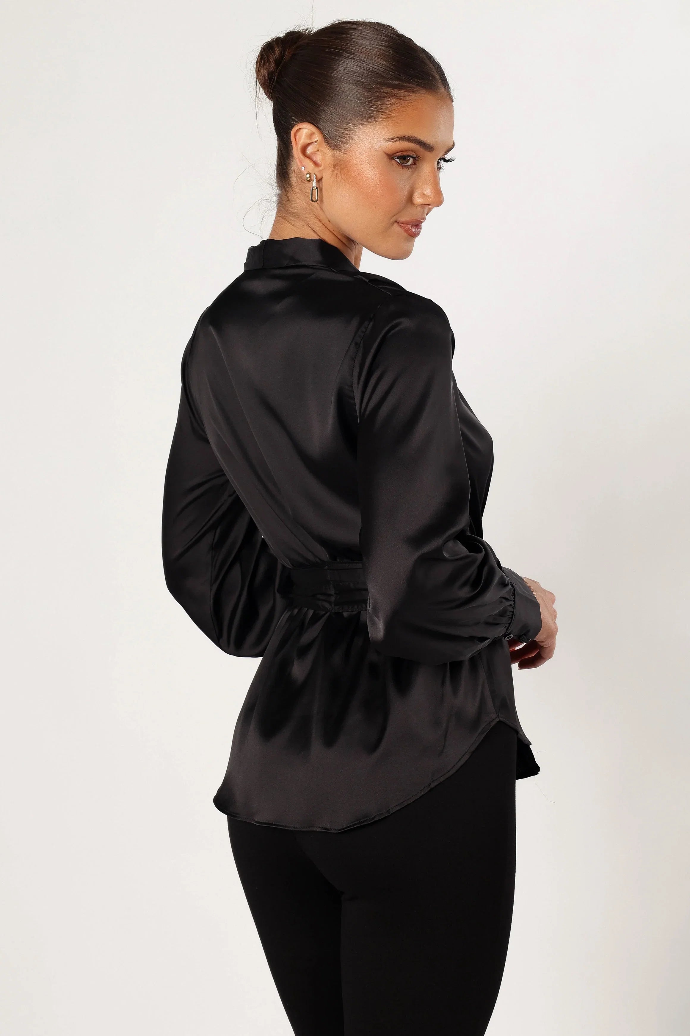 Aydin Wrap Top Black