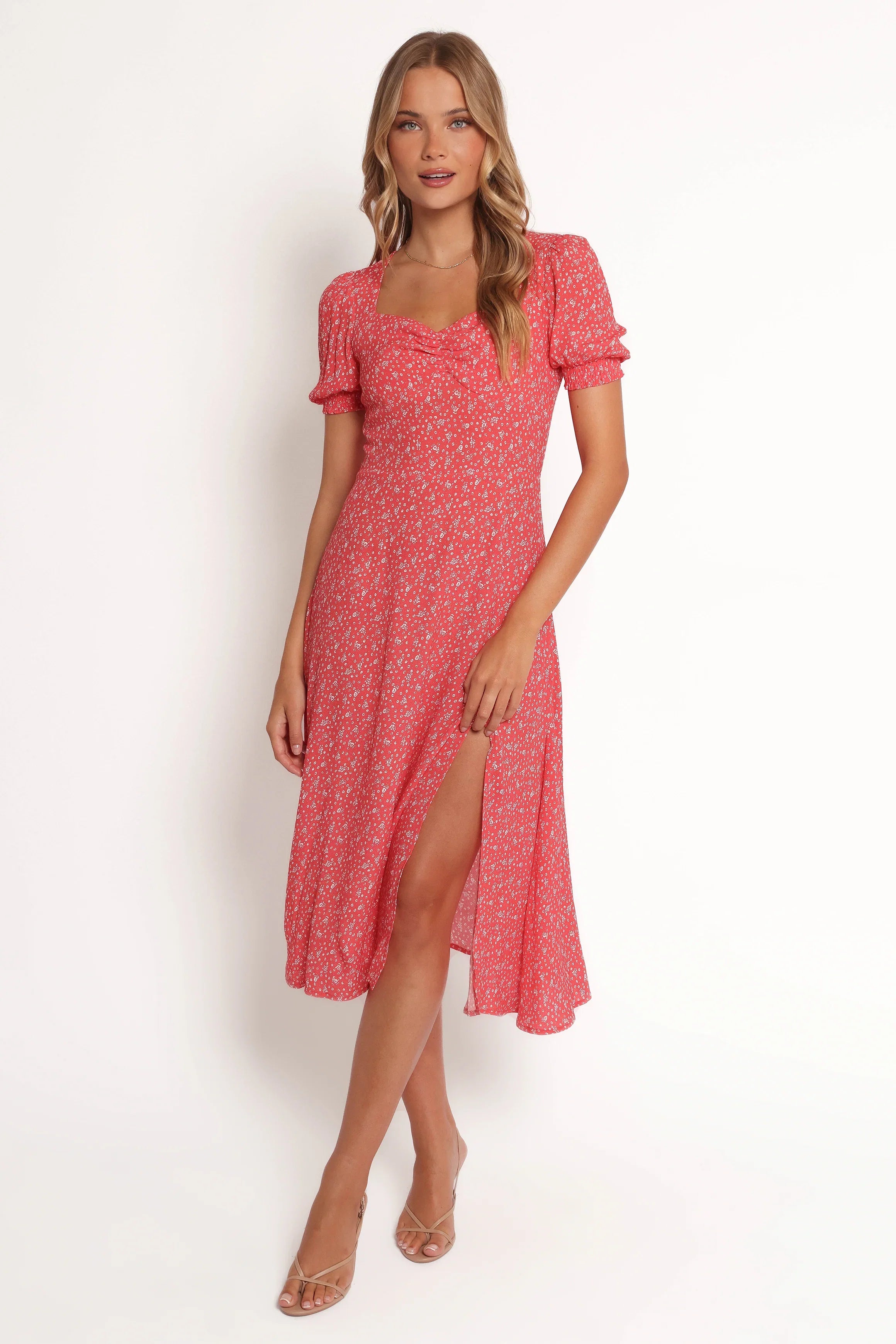 Franklin Dress Red Floral