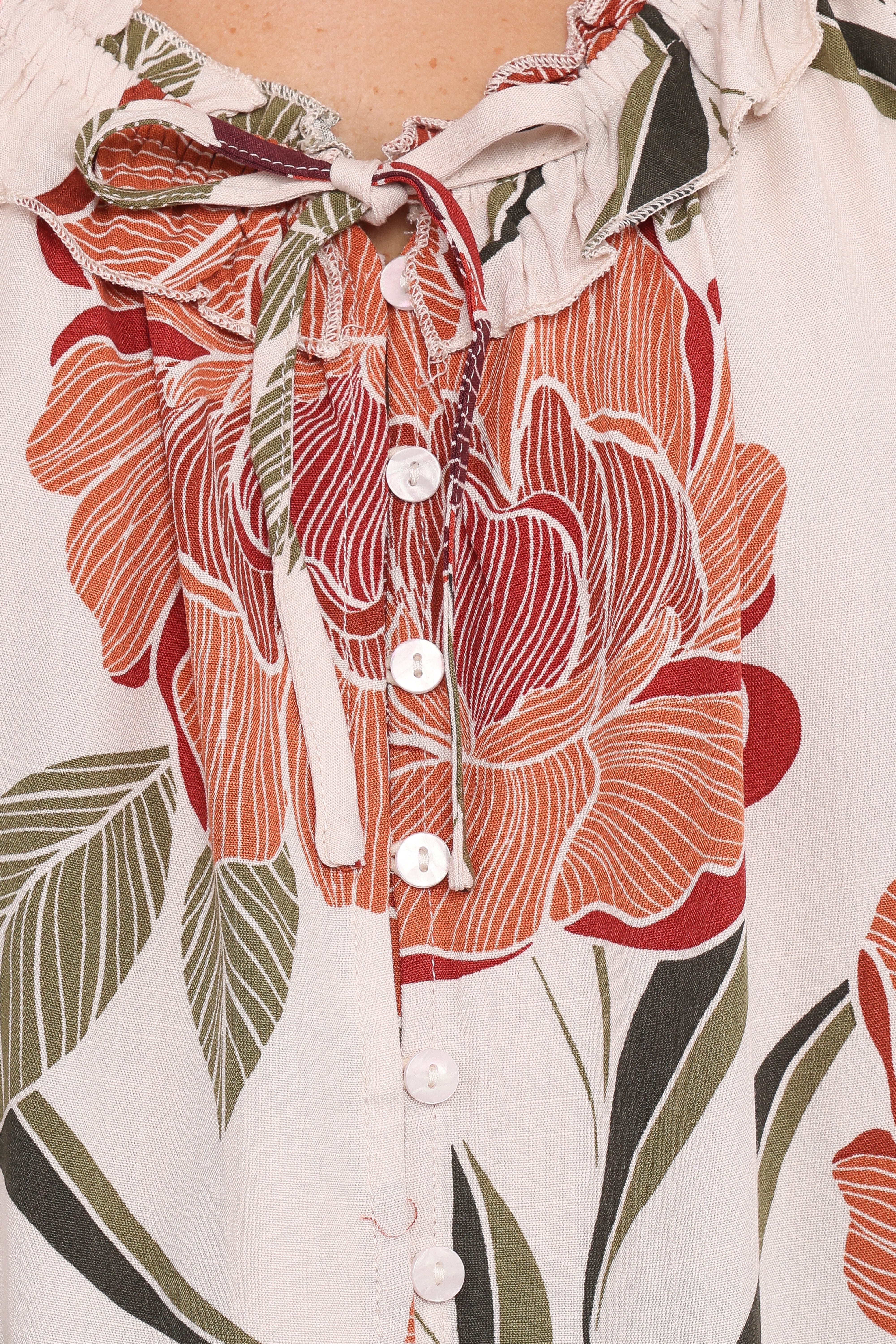 Bertha Top Fall Floral