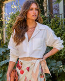 Serinah Button Down Top
