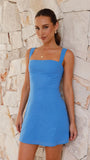 Nadalia Mini Dress Cobalt Blue