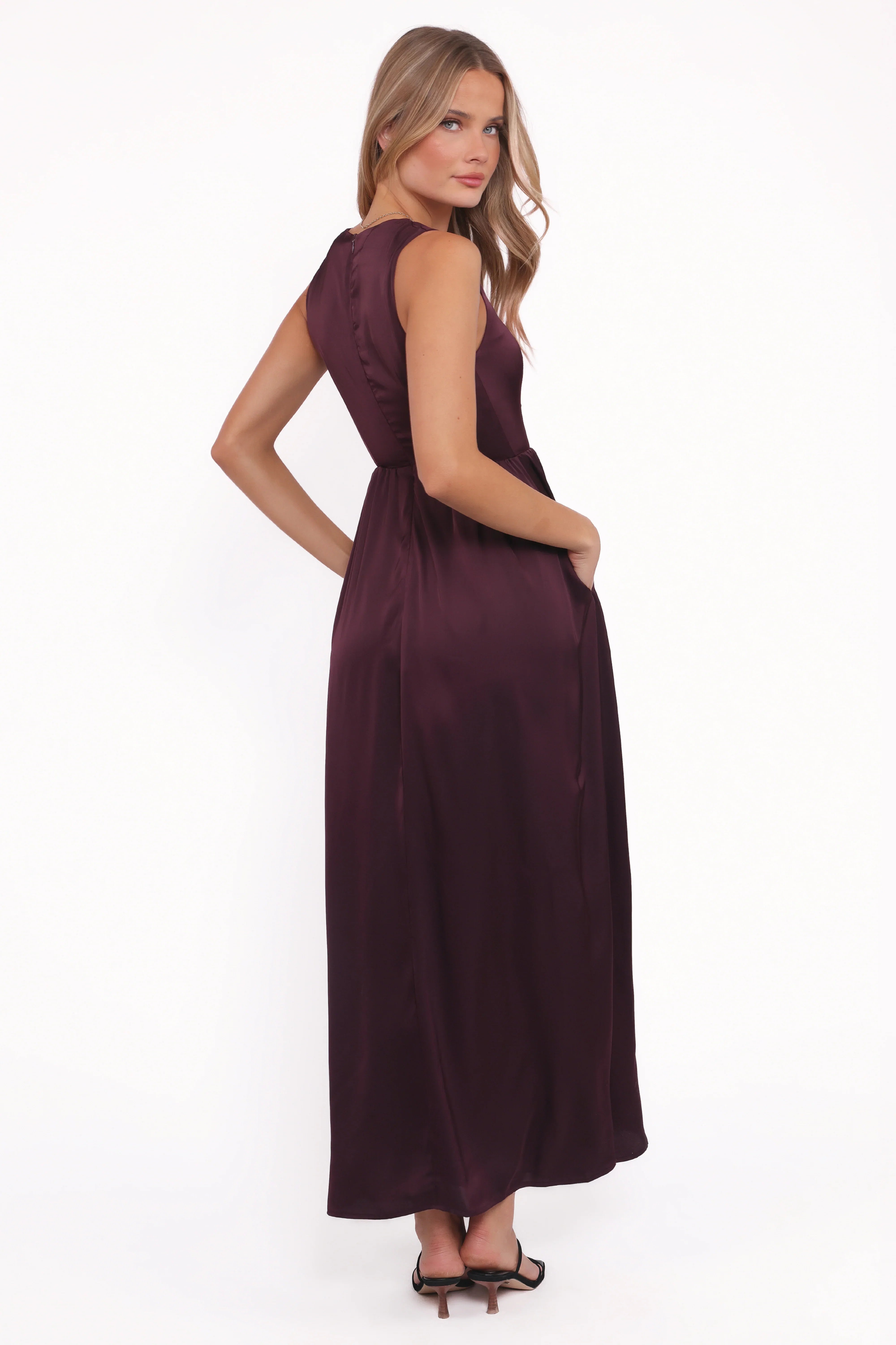 Elania Maxi Dress Plum