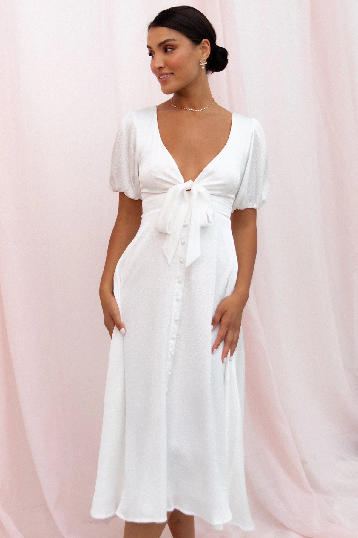 Piper Dress White