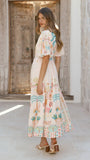 Tamsin Midi Dress Acacia Palm